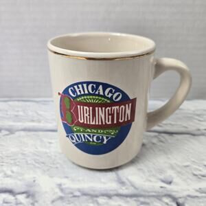 Chicago Burlington and Quincy Railroad Train Transportation 8 oz Collectible Mug